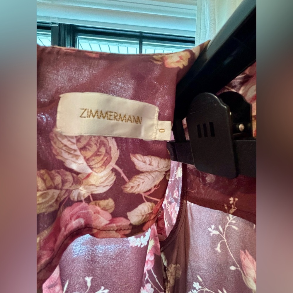 NWOT Zimmermann Unbridled Draped Mini Dress - Picture 5 of 5